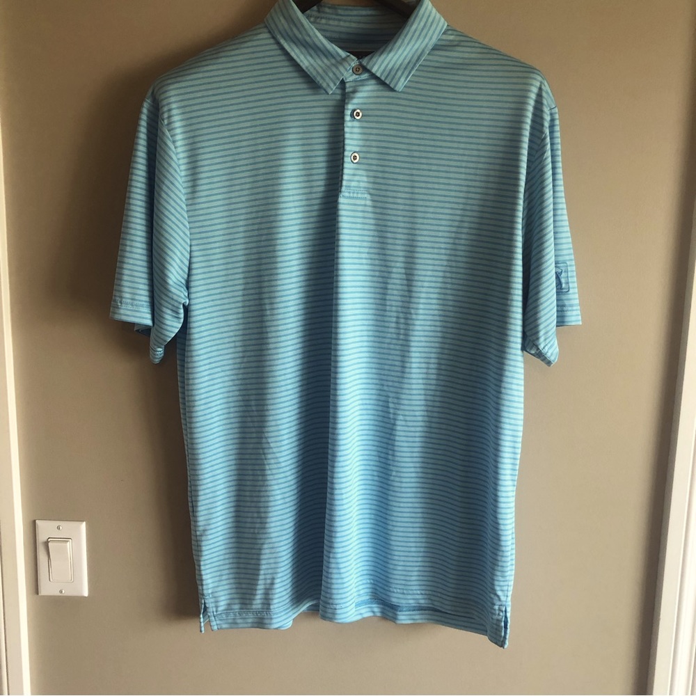 Beautiful Sky Blue PGA Tour Golf Shirt - XL
